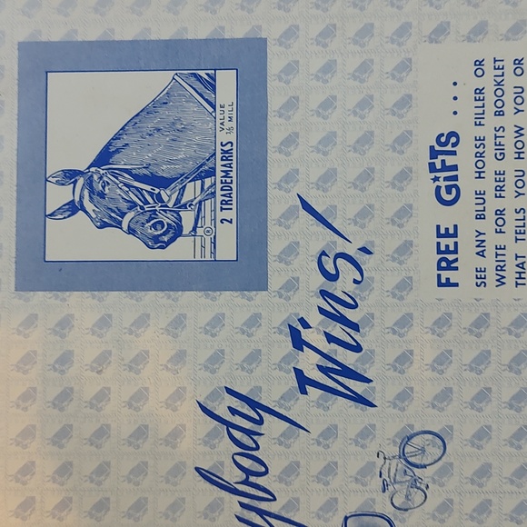 Vintage Blue Horse tablet - Picture 3 of 12